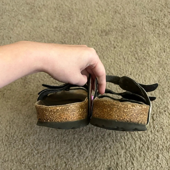 Birkenstock Florida Pink Snake Skin Animal Print Size 41 (10-10.5) Sandals - Picture 8 of 9